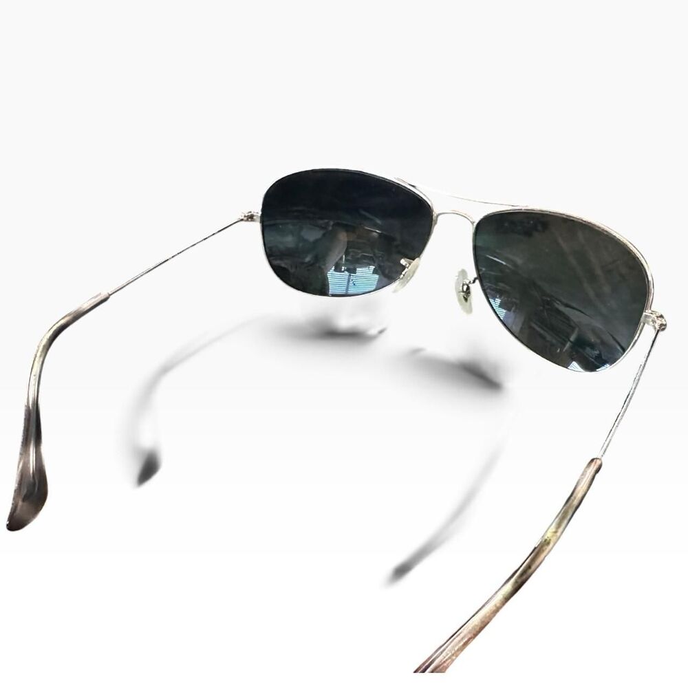 Ray-Ban Aviator Sunglasses Men's Silver Brown Prescription Top Gun style - Picture 6 of 8